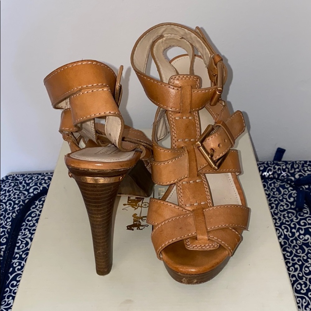 Coach heeled sandals